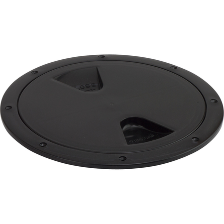 SEA-DOG Screw-Out Deck Plate - Black - 5" 335755-1